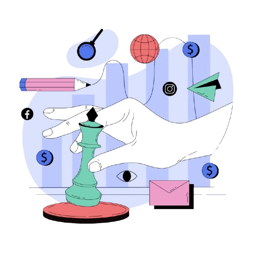 Imagem ilustrativa de análise e estratégias
